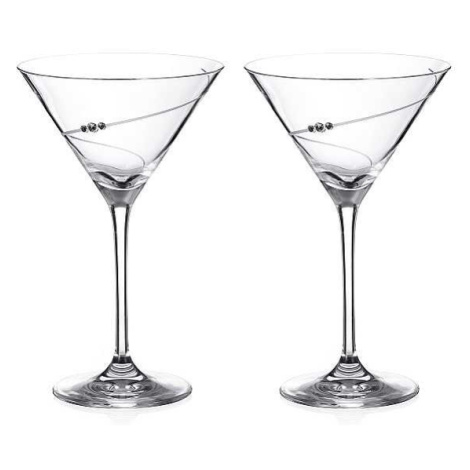 Diamante Silhouette poháre na martini 210 ml, 2 ks
