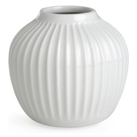Biela kameninová váza Kähler Design Hammershoi, výška 12,5 cm