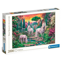 Clementoni - Puzzle 2000 Klasickí záhradní jednorožci