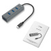 i-tec USB-C Metal HUB 4x USB 3.0