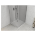 MEXEN/S - Roma sprchovací kút 70x70, kyvný, číre sklo, chróm + vanička 854-070-070-01-00-4010