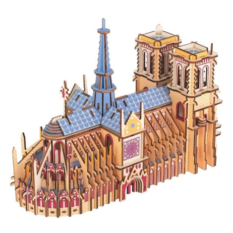 Woodcraft Drevené 3D puzzle Katedrála Notre-Dame