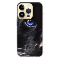 Odolné silikónové puzdro iSaprio - Black Puma - iPhone 14 Pro