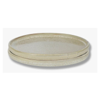 Béžové taniere v súprave 2 ks z kameňa ø 20 cm Sand Grain – Mette Ditmer Denmark