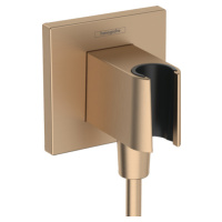 Hansgrohe FixFit E, kolienko s držiakom sprchy, kartáčovaný bronz, HAN-26889140