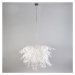 Romantická závesná lampa biela s listami - Feder