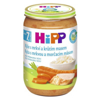 HIPP Junior Ryža s karotkou a morčacím mäsom BIO 220 g