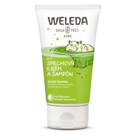 WELEDA Sprchový krém a šampón veselá limetka 150 ml