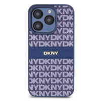 DKNY PU Leather Repeat Pattern Tonal Stripe Apple iPhone 14 Pro Max DKHCP14XPRTHSLB Blue