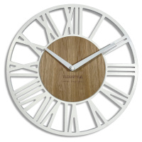 Nástenné hodiny Piccolo biele z219-2d-2-x 30 cm