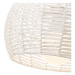 Biele stropné svietidlo s bambusovým tienidlom ø 35 cm – Casa Selección