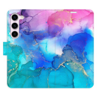 Flipové puzdro iSaprio - BluePink Paint - Samsung Galaxy S23 5G