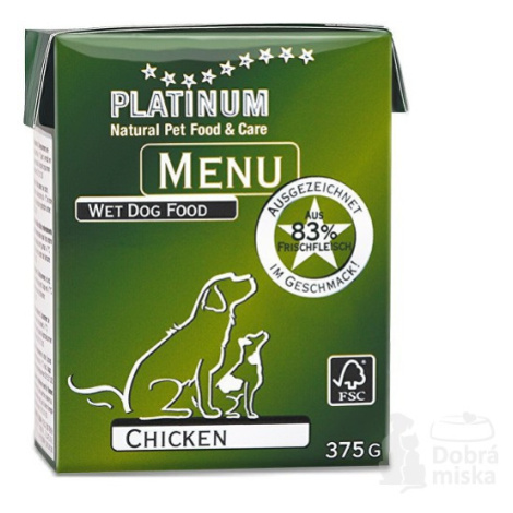 Kuracie mäso Platinum Menu 375g + Množstevná zľava Platinum Natural