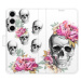 Flipové puzdro iSaprio - Crazy Skull - Samsung Galaxy S24