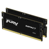 Kingston Fury Impact 64GB 4800MHz CL38 DDR5 SO-DIMM (2x32) Black