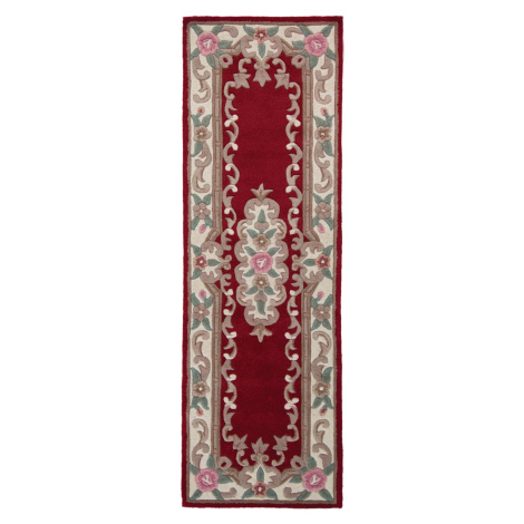 Ručně všívaný běhoun Lotus premium Red - 67x210 cm Flair Rugs koberce