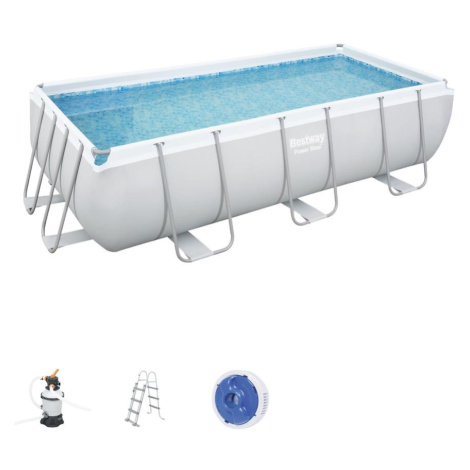 Obdĺžnikový bazén s rámom s pieskovou filtráciou 4.04X2.01X1M 56442 Bestway