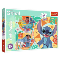 Trefl Puzzle Lilo&Stitch: Šťastný deň MAXI 24 dielikov