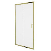 MEXEN - Apia posuvné sprchové dvere 150, transparent, zlaté 845-150-000-50-00