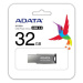 ADATA Flash Disk 32GB UV350, USB 3.2 Dash Drive, tmavo strieborná textúra kov