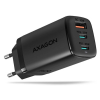 AXAGON ACU-DPQ65, GaN nabíjačka do siete 65W, 3x port (USB-A + dual USB-C), PD3.0/QC4+/PPS/Apple