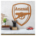 Logo futbalového klubu z dreva - Arsenal