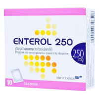 ENTEROL 250 mg prášok na perorálnu suspenziu plu por 10 vrecúšok