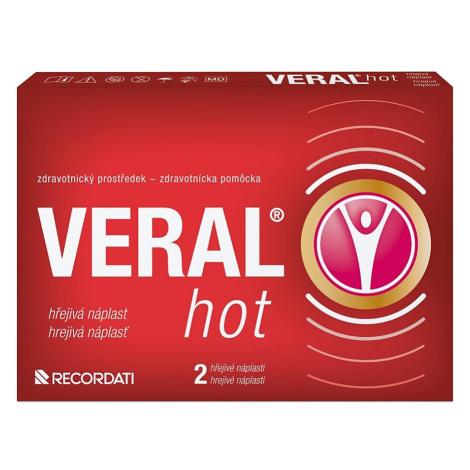 Veral Hot hrejivá náplasť 2 kusy