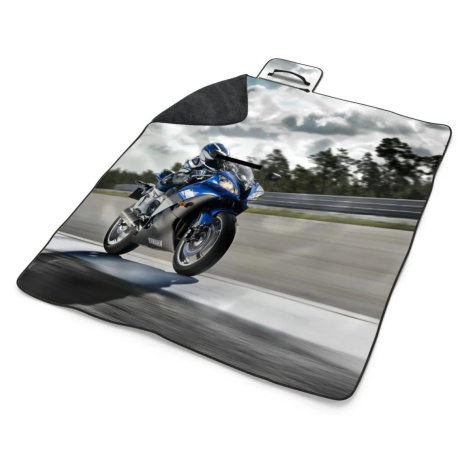 Plážová deka Motorkár: 200x140 cm