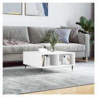 vidaXL Konferenčný stolík biely 60x60x30 cm kompozitné drevo