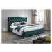Signal Manželská posteľ ASPEN Velvet |  180 x 200 cm SIGNAL - spálňový nábytok: Zelená / Bluvel 