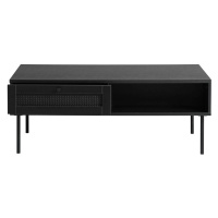 Čierny konferenčný stolík 60x110 cm Pensacola – Unique Furniture