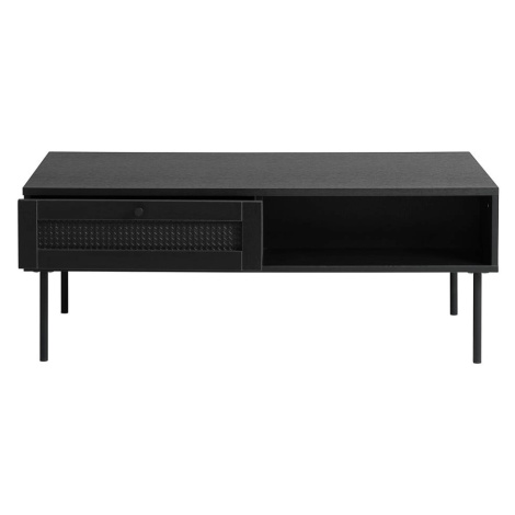 Čierny konferenčný stolík 60x110 cm Pensacola – Unique Furniture