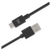 Kábel XQISIT Charge & Sync Type C 2.0 to USB A 150cm black (35593)