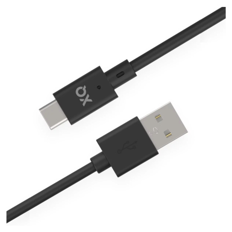 Kábel XQISIT Charge & Sync Type C 2.0 to USB A 150cm black (35593)