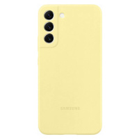 Silikónové puzdro Samsung na Samsung Galaxy S22+ 5G S906 EF-PS906TYE Silicone Cover žlté
