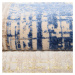 TA Béžovo-modrý pruhovaný koberec Willy Rozmer: 120x170 cm