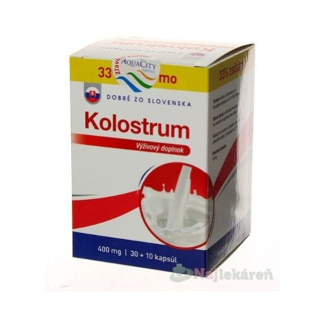 Dobré zo Slovenska kolostrum 400 mg 40 kapsúl