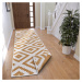 Kusový koberec Twin-Wendeteppiche 105794 Ochre – na ven i na doma - 200x290 cm NORTHRUGS - Hanse