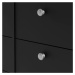 Čierna nízka komoda 159x80 cm Madrid – Tvilum