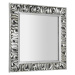 ZEEGRAS zrkadlo v ráme, 90x90cm, strieborná IN401