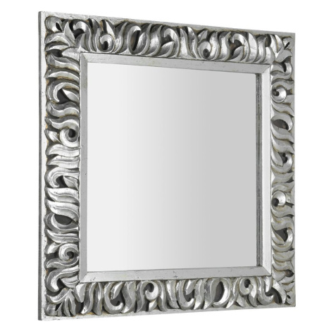 ZEEGRAS zrkadlo v ráme, 90x90cm, strieborná IN401 Sapho