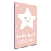 Impresi Obraz Pink twinkle twinkle little star - 40 x 60 cm