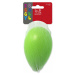Hračka Dog Fantasy Eggy ball tvar vajíčka zelená 8x13cm