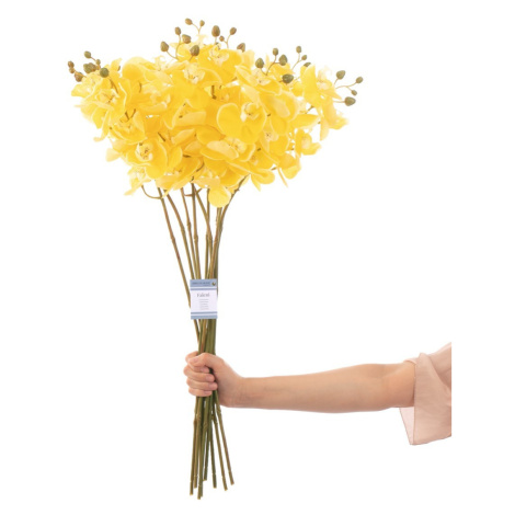 Umělá květina FALENI 10 kusů žlutá AmeliaHome