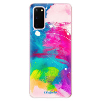 Odolné silikónové puzdro iSaprio - Abstract Paint 03 - Samsung Galaxy S20