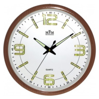 Nástenné hodiny MPM, 3170.50 - hnedá, 34cm, 31cm