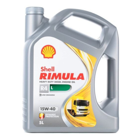 SHELL Motorový olej Rimula R4 L 15W-40, 550047337, 5L