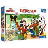 Trefl Obojstranné puzzle Mickeyho klubík SUPER MAXI