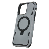 Odolné puzdro na Apple iPhone 15 Defender Mag Ring strieborné